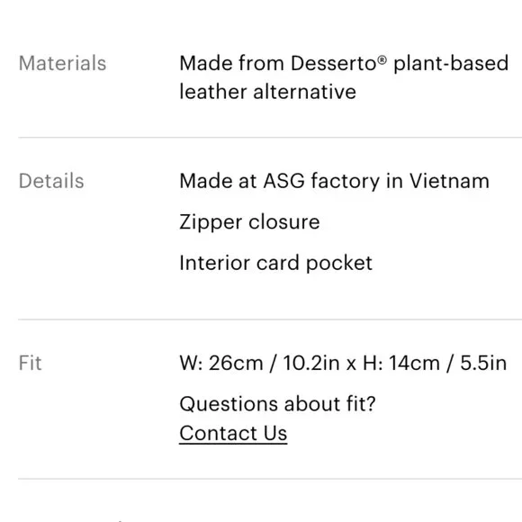 NWT Everlane The Cactus Leather Sling Belt Crossbody Bag - Picture 8 of 10